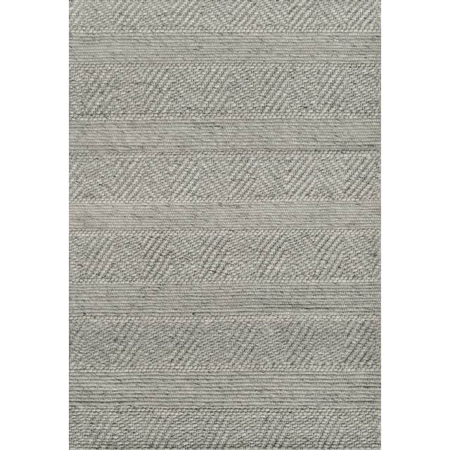 Anne Klein Women's The Helena Contemporary Striped Rug Collection in Grey size 5X8