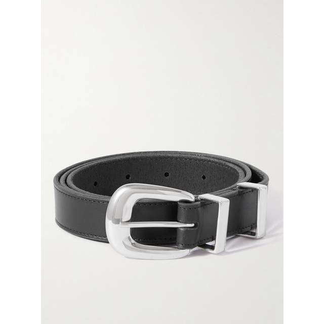 CELINE HOMME - 2.5cm Embellished Leather Belt - Men - Black - EU 95