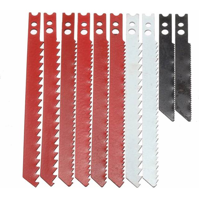 10pcs Saw Blade Set for Black and Decker Jigsaw Metal Plastic Wood Blades