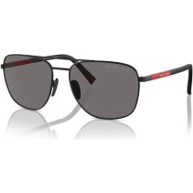 Prada Linea Rossa PS 54ZS 1BO02G, AVIATOR Sunglasses, MALE, polarised - Black