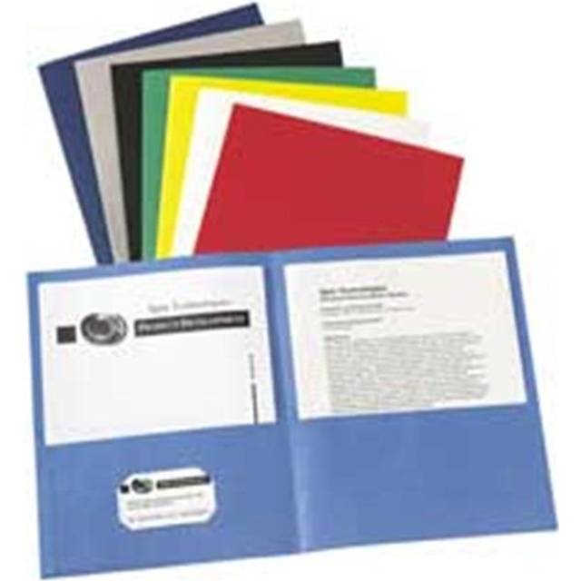 Avery Consumer Products AVE47990 Two Pocket folder- 8-.50in.x11in.- W-O Fasteners- Gray