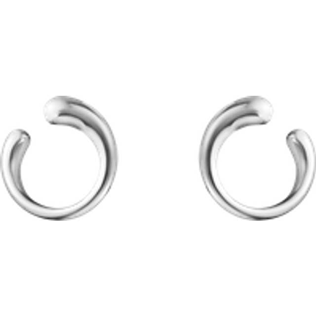 Georg Jensen Mercy Sterling Silver Loop Stud Earrings - Silver