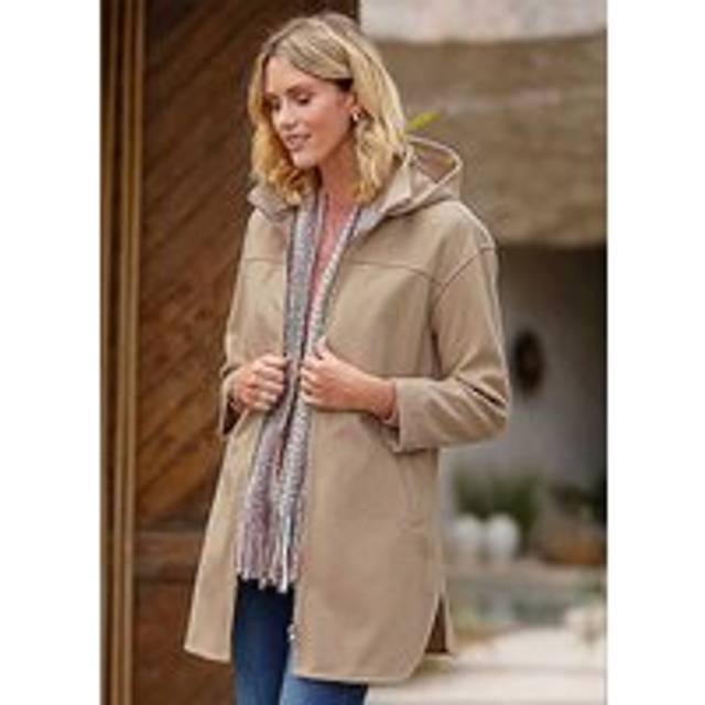 Witt Hooded 2-Pocket Long Jacket - Wool