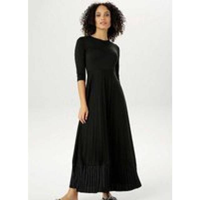 Aniston Casual Ruffle Skirt Maxi Dress - Black
