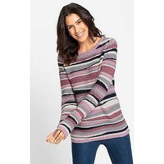 Witt Intarsia Boat Neck Jumper - Metallic