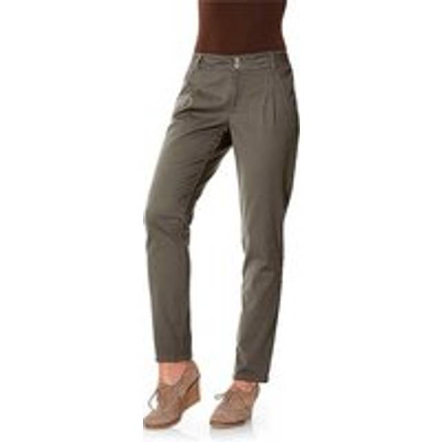 Heine Straight Leg Chinos - Olive