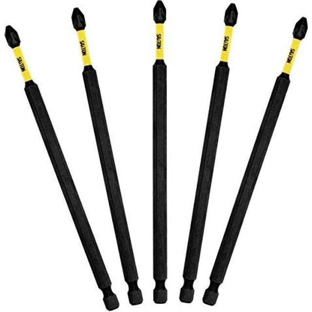 5X Saxton PZ2 152mm Long Magnetic Impact Duty Screwdriver Drill Driver Bits for Dewalt Milwaukee Bosch Makita etc