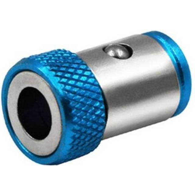 (BLUE) Universal Magnetic Ring for 6.35mm 1/4&quot; Drill Bit Magnet Powerful Ring Strong Magnetizer Electric Screwdriver Bits