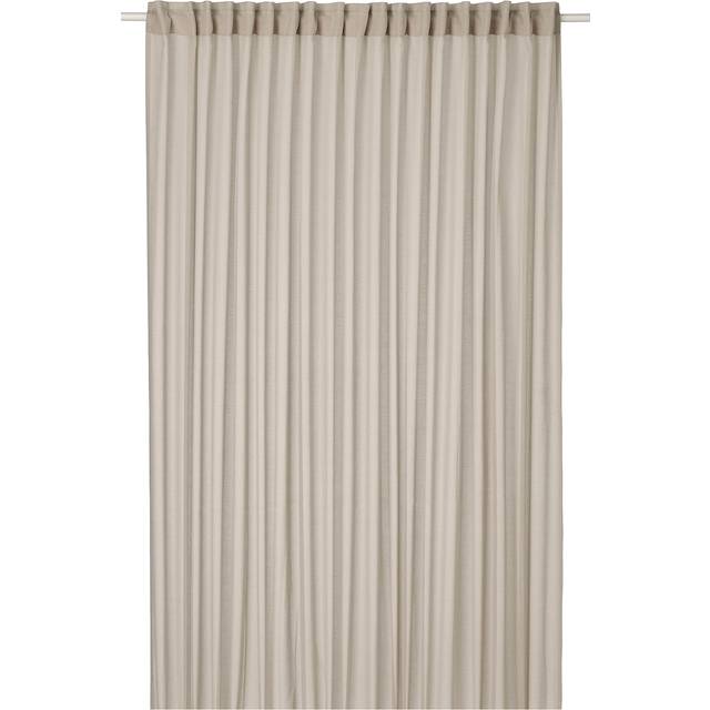 ÄNGSFRYLE skir gardin, 1 längd, beige/med veckband, 300x350 cm