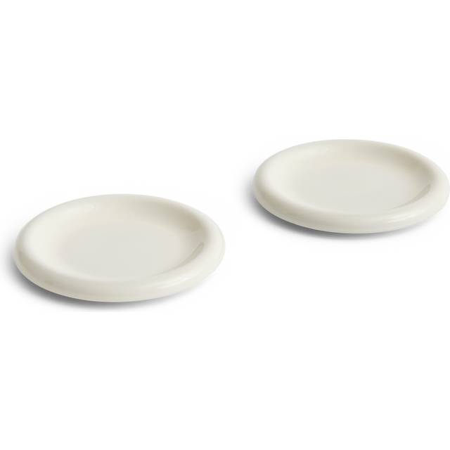Barro Plates 2-pack Ø18 cm, Off-white