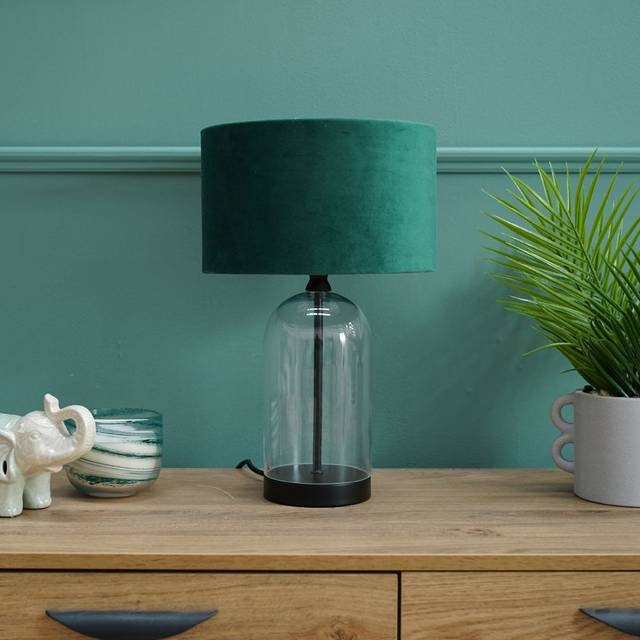 55cm Desk Lamp - Forest Green (38.5cm H X 19cm W X 45.5cm D)