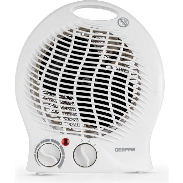 2000W Adjustable 2-In-1 Fan Heater With 2 Heat Settings
