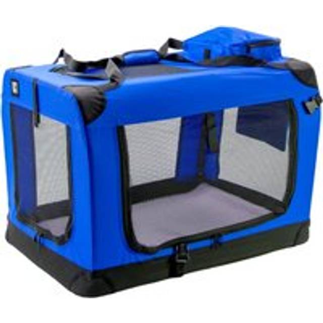 (Large Blue) KCT Fabric Pet Carrier Crates