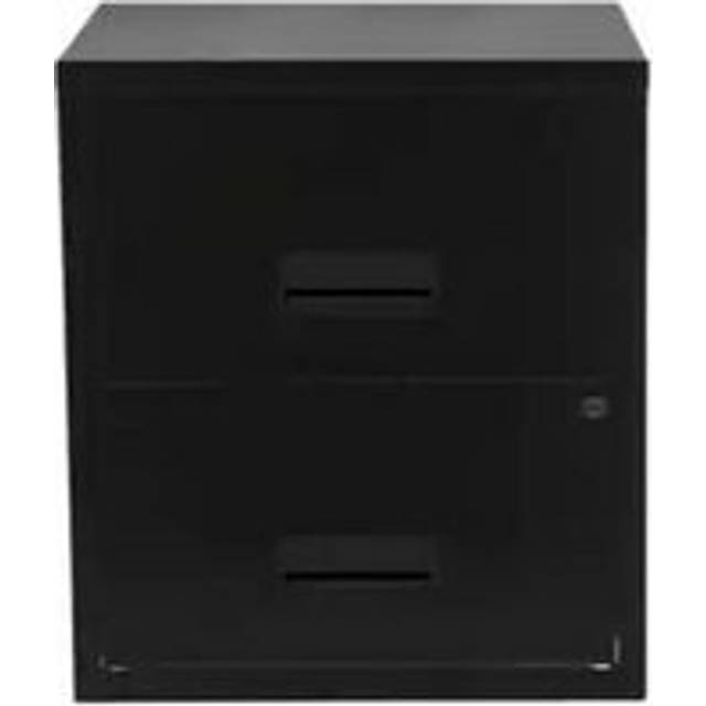 2 Drawer Maxi Tall Filing Cabinet - Black - Pierre Henry