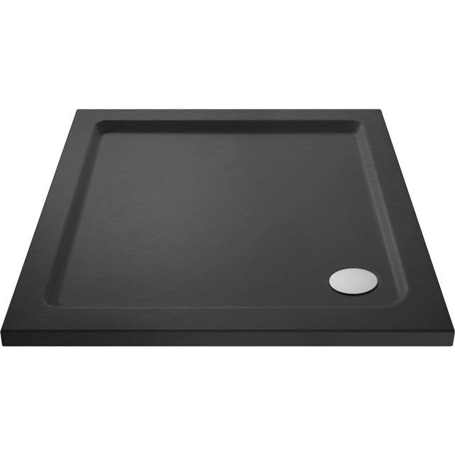 Hudson Reed Square Shower Tray 700 x 700mm - Slate Grey