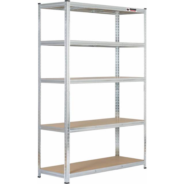 2 Bays|180x120x45cm |Galvanised |Boltless Garage Shelving Unit |1000kg