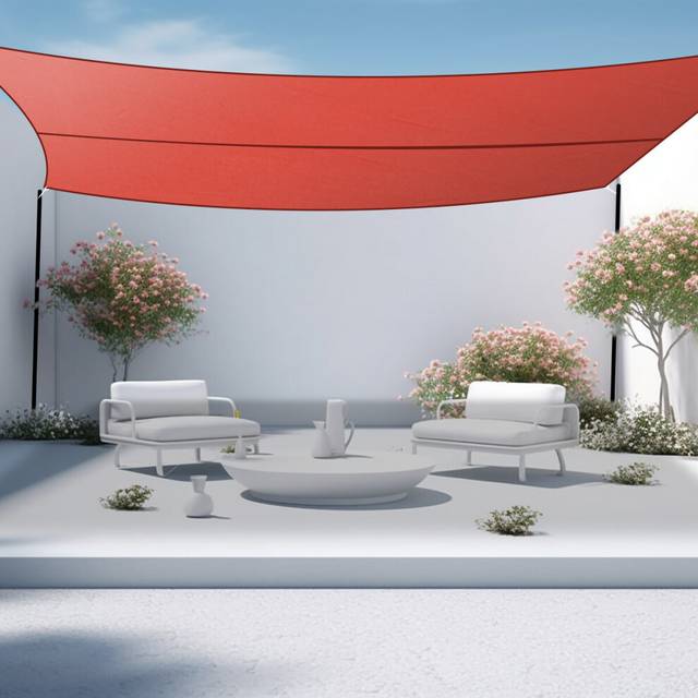 (Terracotta) Aquariss 3x3m Sun Shade Sail Canopy Polyester UV Block with Free Rope Sunscreen Awning Square