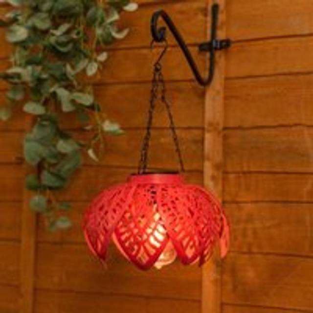 ValueLight Artichoke Pink Outdoor Solar Decorative Light
