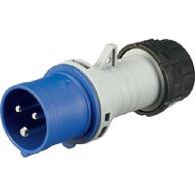 MK Commando K9001 Plug 16 Amp 2P+E 200-250 Volt (IP44) Blue