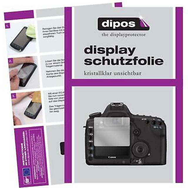 2x screen protector for canon eos 5d mark ii protection crystal clear dipos