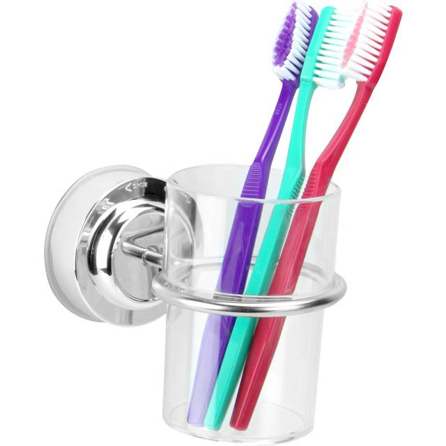 Suction Cup Toothbrush Tumbler Holder | M&W