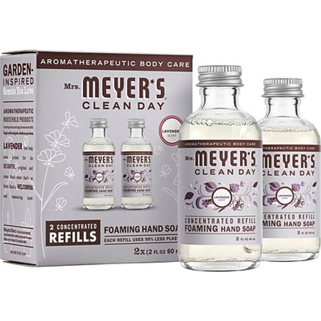 Mrs. Meyer&#39;s Clean Day Foaming Hand Soap Concentrated Refills Lavender 2 fl oz Each / Pack of 2