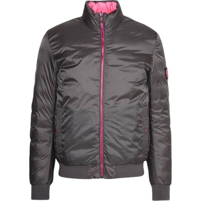 Belstaff Mens Flash Circuit Granite Grey Reversible Down Jacket - Size X-Large