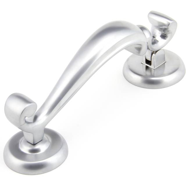 From The Anvil Satin Chrome Doctors Door Knocker, Silver