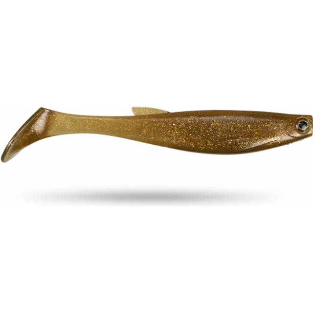 Scout Shad 9cm (5-pack) - Motoroil Gold UV