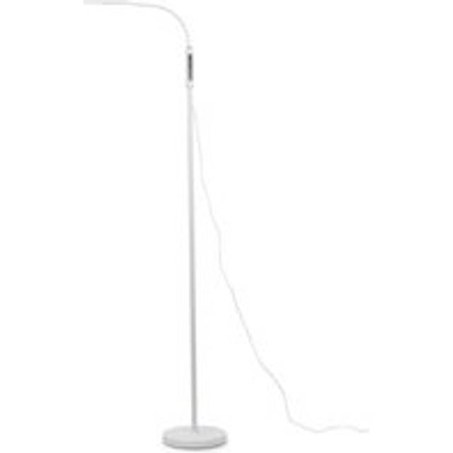 ValueLights Daylight Free Standing LED Floor Lamp - White - 193.5 x 22.6 x 22.6cm