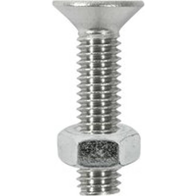 TIMco 620CSKSSP CSK Socket and Nut A2 Stainless Steel 6 x 20 Bag of 8