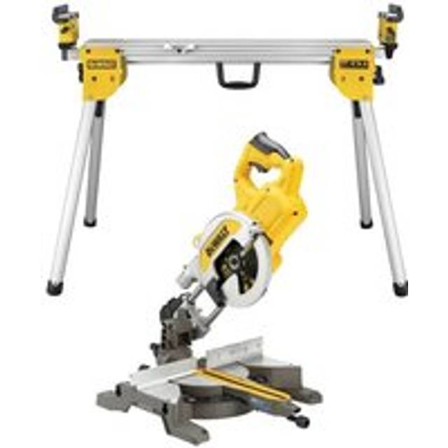 Dewalt DCS777N XR 54v Flexvolt Cordless 216mm Mitre Saw Bare & DE7033 Leg Stand
