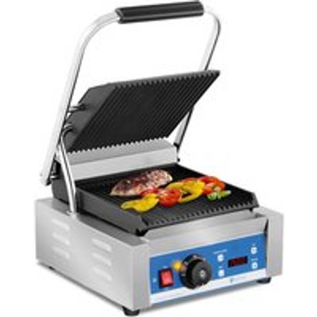 Royal Catering Contact grill - griddle - timer - 1,800 W RCKG-2200-GY