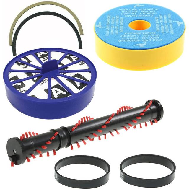 Filter kit for dyson dc07 vacuum brush roll bar beater pre & post & belts & seal