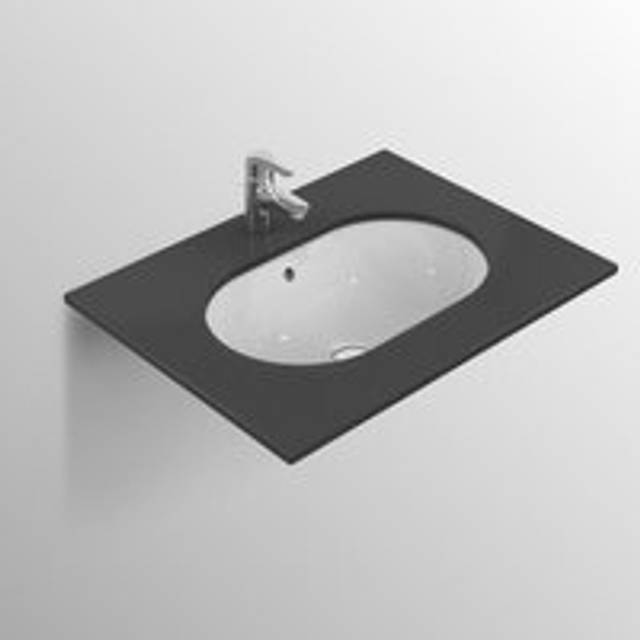 Connect Oval undermount washbasin 480 x 175 x 350 mm, white (E504601) - Ideal Standard