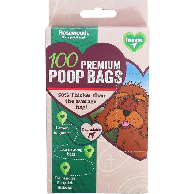 Degradable Dog Poo Bag 100pc - Dog Clean Up - Dog Supplies & Accessories | ePaws