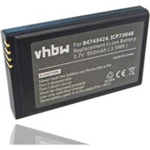 Vhbw - Replacement Battery compatible with Tunstall 7212 Dect Handset, 7722 Dect Handset Wireless Landline Phone (950mAh, 3.7V, Li-Ion)