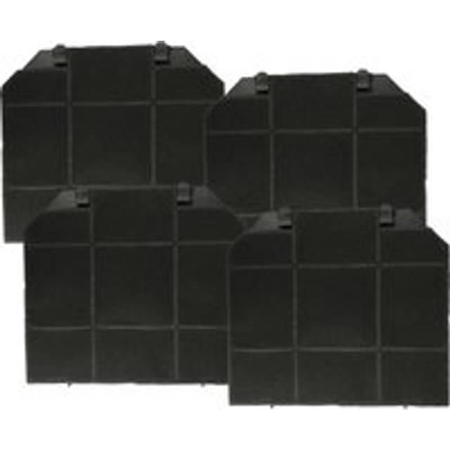 Vhbw - 4x Activated Carbon Filter compatible with aeg 942492745, 942492746, 942492738, 942492744, 942492737 Extractor Hood - 26.5 x 23.5 x 1.5 cm