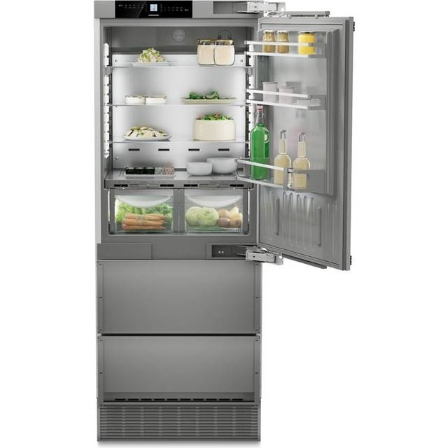 Liebherr ECBNE7870 76cm Premium Plus Biofresh Frost Free Integrated Fridge Freezer With Ice Maker Right Hinged