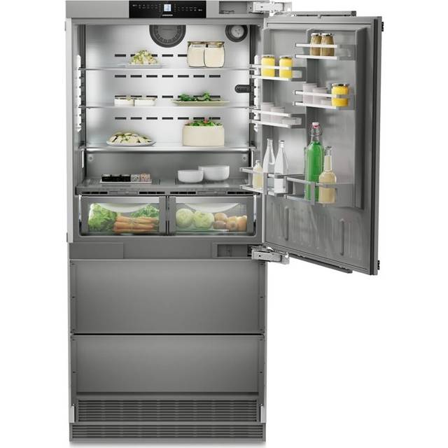 Liebherr ECBNE8870 91cm Premium Plus Biofresh Frost Free Integrated Fridge Freezer With Ice Maker Right Hinged