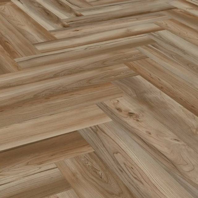 Villosa Nature - Herringbone 8mm Laminate Flooring (122372) Kronotex