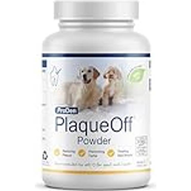 ProDen PlaqueOff Powder 60g | For Small Dogs | Bad Breath, Plaque, Tartar (Packaging may vary)