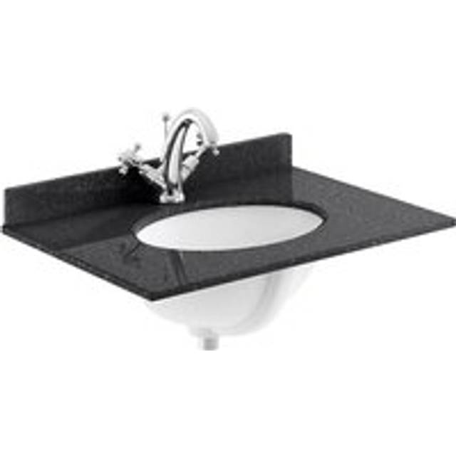 Black Marble Top Furniture Basin 1000mm Wide 1 Tap Hole - Bayswater