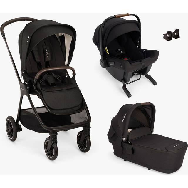 Nuna TRIV next Pushchair, LYTL Carrycot and PIPA Urbn Car Seat Travel Bundle