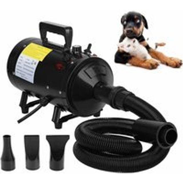 Briefness - Stepless Adjustable Speed & Temperature Pet Grooming Hair Dryer, Quiet Pet Hair Dryer, Hair Dryer For Dogs, Cats and Pets Large And