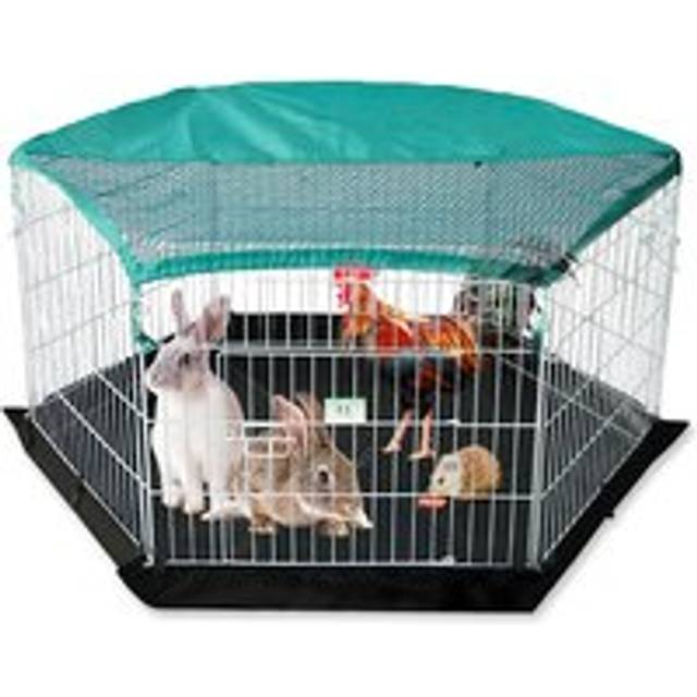 Nobleza Guinea Pig Cage, 6 Panels Rabbit Guinea Pig Run Outdoor, Large Indoor Puppy Rabbit Chicken Guinea Pig Pet Play Pen, Foldable Pet Kitten