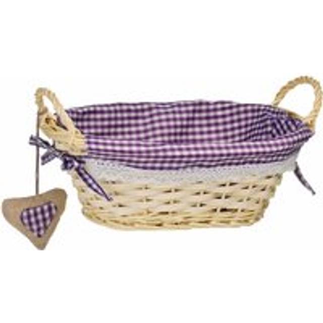 Oval Bread Basket Purple