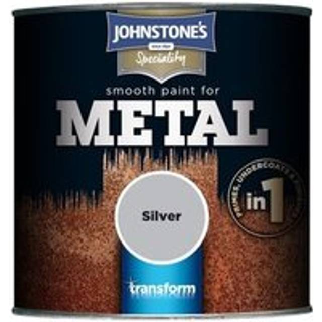 Johnstones Smooth Effect Metal Paint - Silver - 250ml