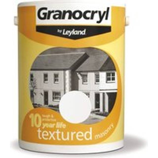 Granocryl Textured Masonry Paint, 5L, Magnolia