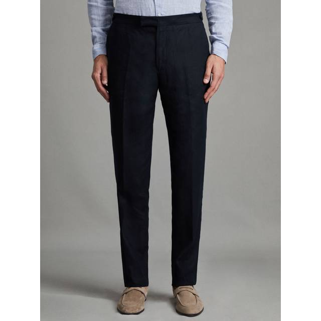 Reiss Kin Linen Slim Fit Mixer Trousers